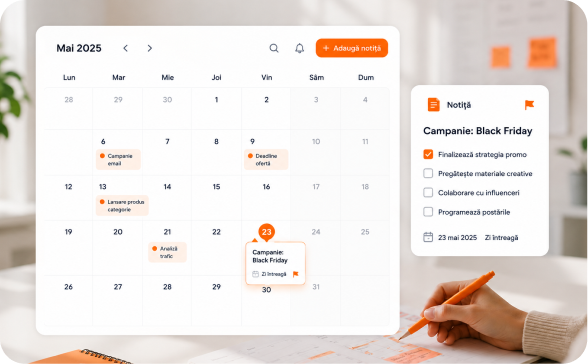 Notes in calendar Notes in calendar